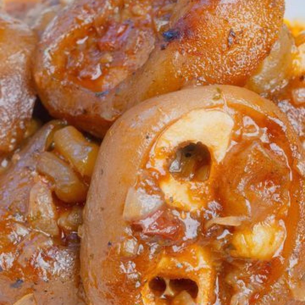 Cow foot or Tripe